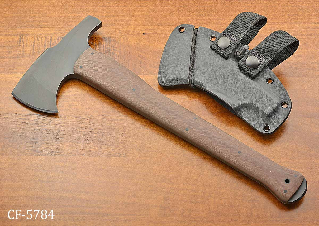 Hammer Combat Axe - Brown Micarta