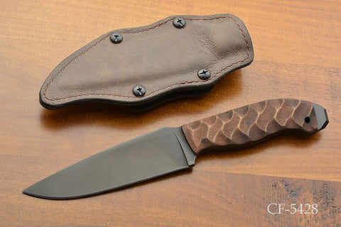 Drop Point Crusher - Sculpted Maple – Nordic Knives