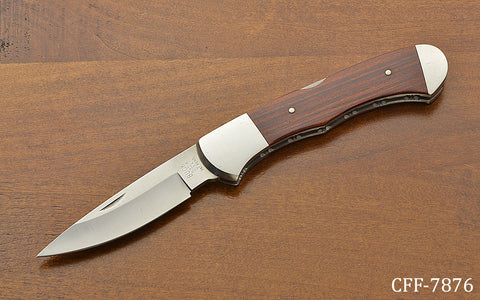 Buck 532 USA Pat. Pend. Wood Bucklock Folding Lockback Knife