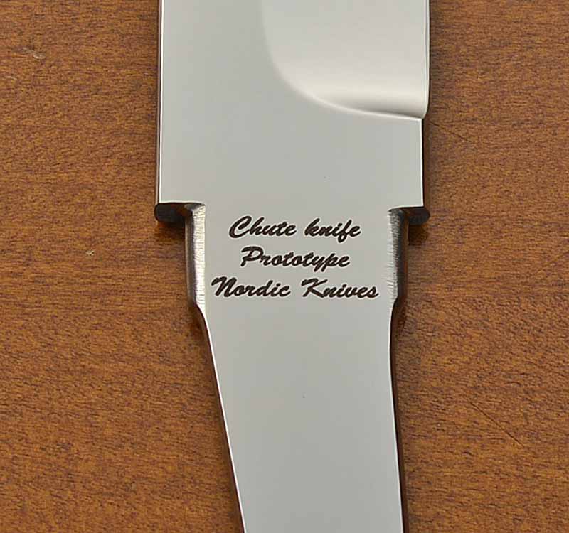 Prototype Take-Down Chute Knife