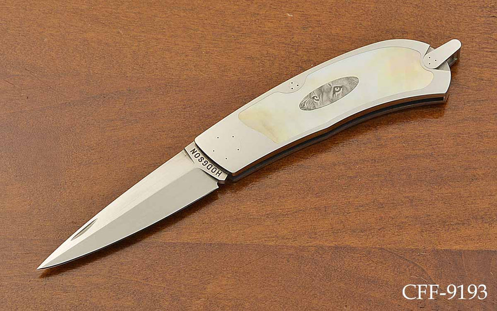 "Lion Eyes" Interframe Lock Blade Folder