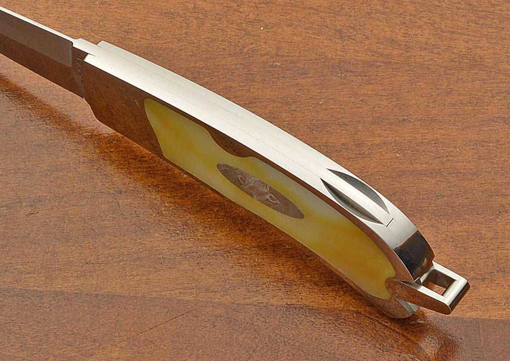 "Lion Eyes" Interframe Lock Blade Folder