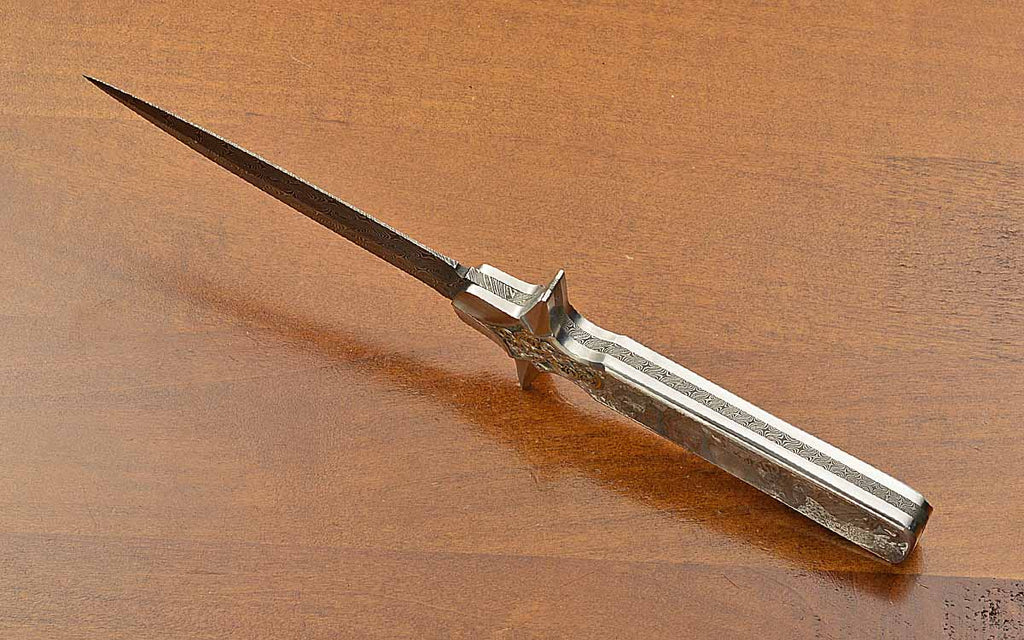 Credit Cart Auto Folding Dagger