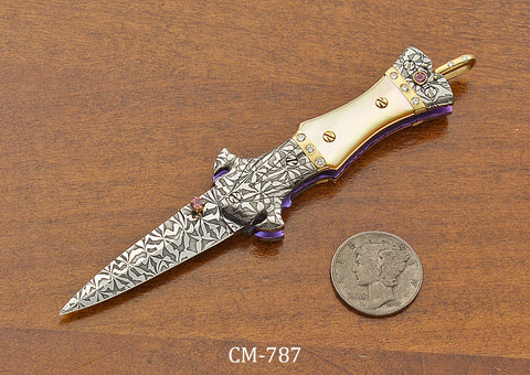 Miniature Folding Art Dagger – Nordic Knives