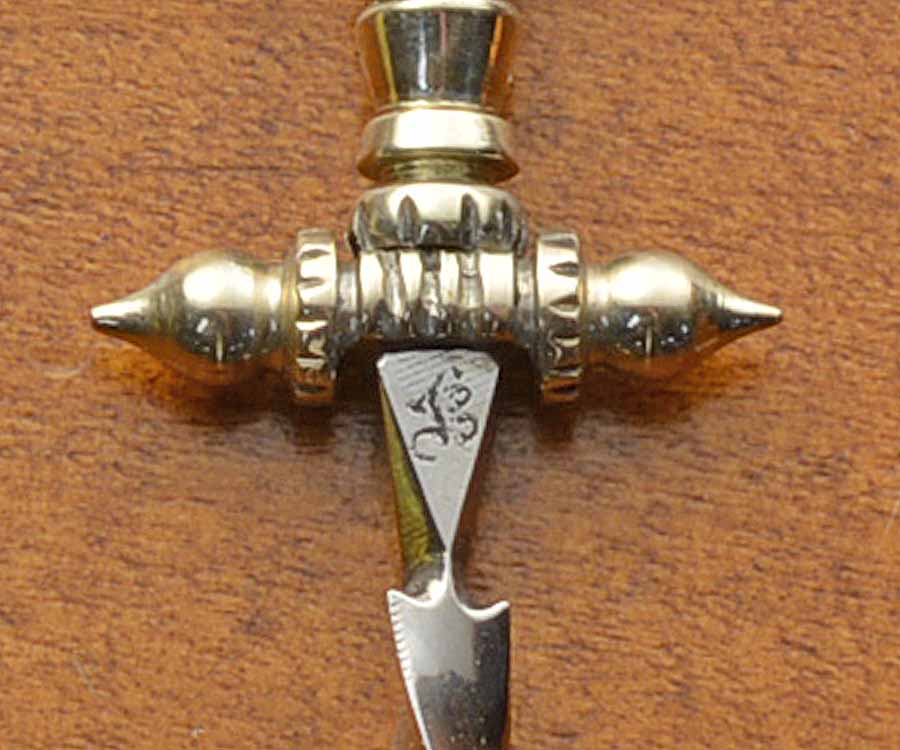 Miniature Twisted Rondel Dagger