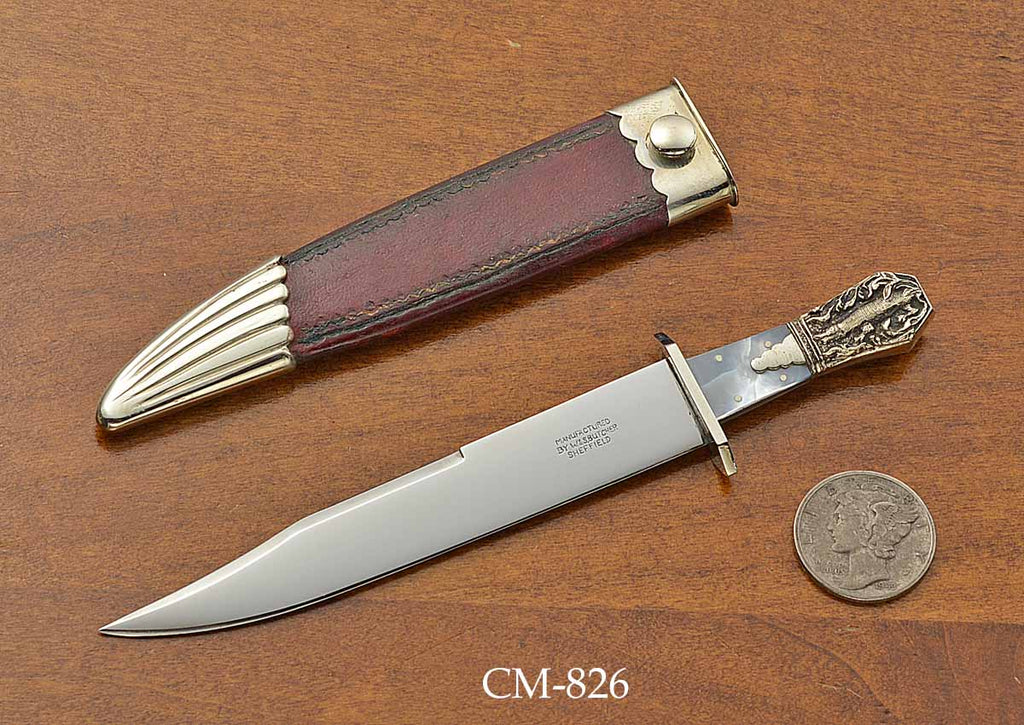 1/3 Scale Miniature W&S Butcher Alligator Bowie