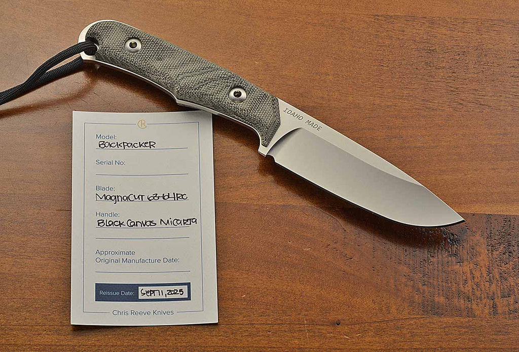 Pre-Owned Backpacker Black Micarta