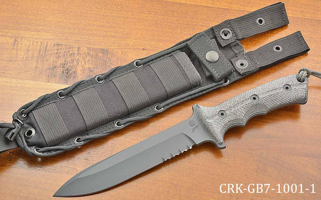 Pre-Owned Green Beret Serrated MagnaCut