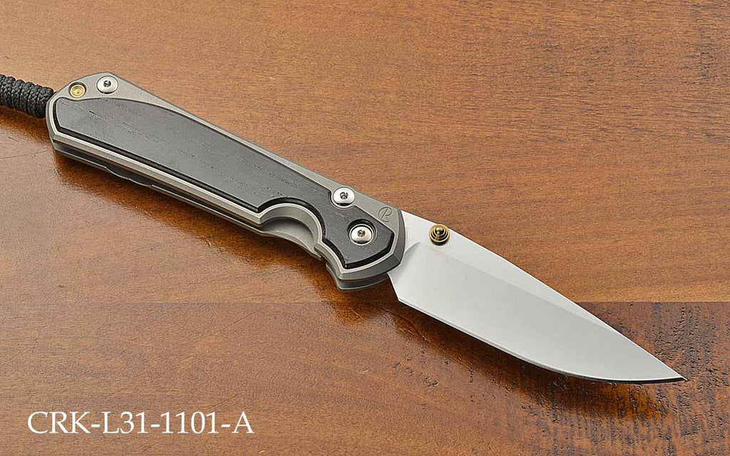 Large Sebenza 31 Bog Oak Inlays Left Hand Magnacut