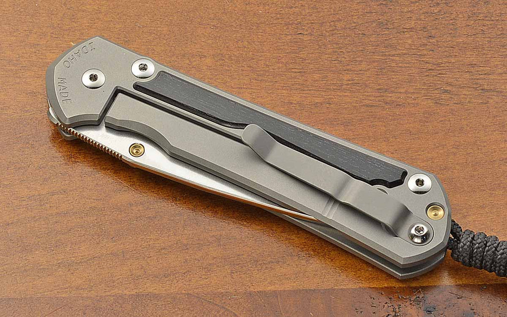 Large Sebenza 31 Bog Oak Inlays Left Hand Magnacut