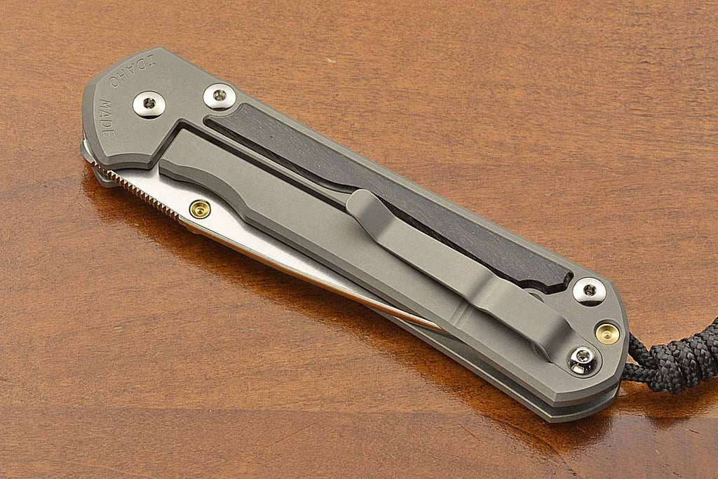 Large Sebenza 31 Bog Oak Inlays Left Hand Magnacut