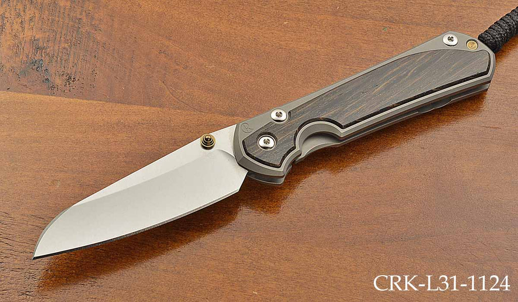 Large Sebenza 31 Insingo Bog Oak Inlays Magnacut