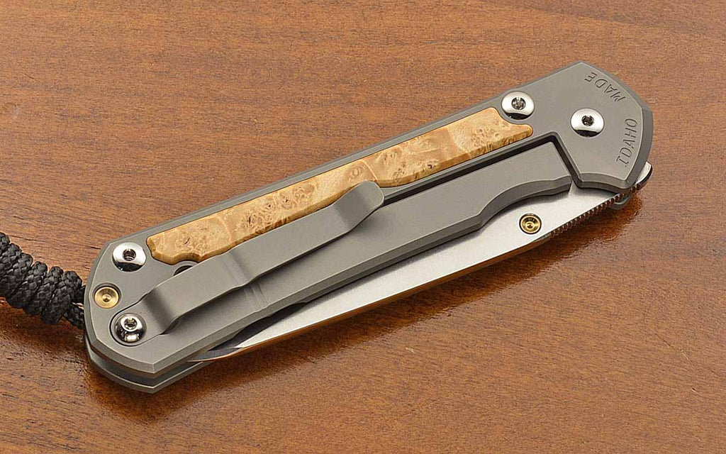 Large Sebenza 31 Insingo Box Elder Inlays Magnacut