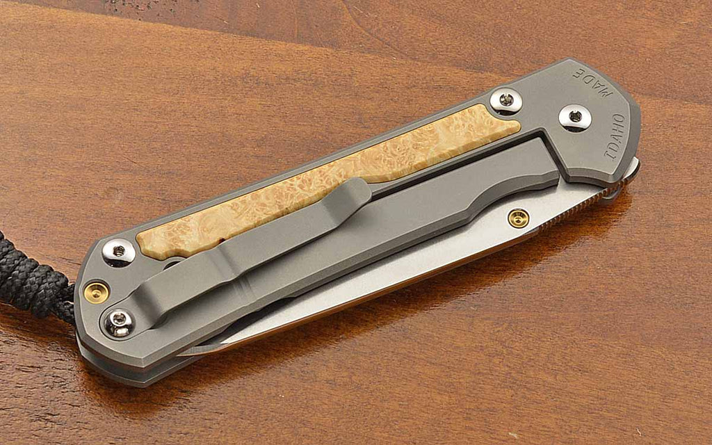 Large Sebenza 31 Insingo Box Elder Inlays Magnacut