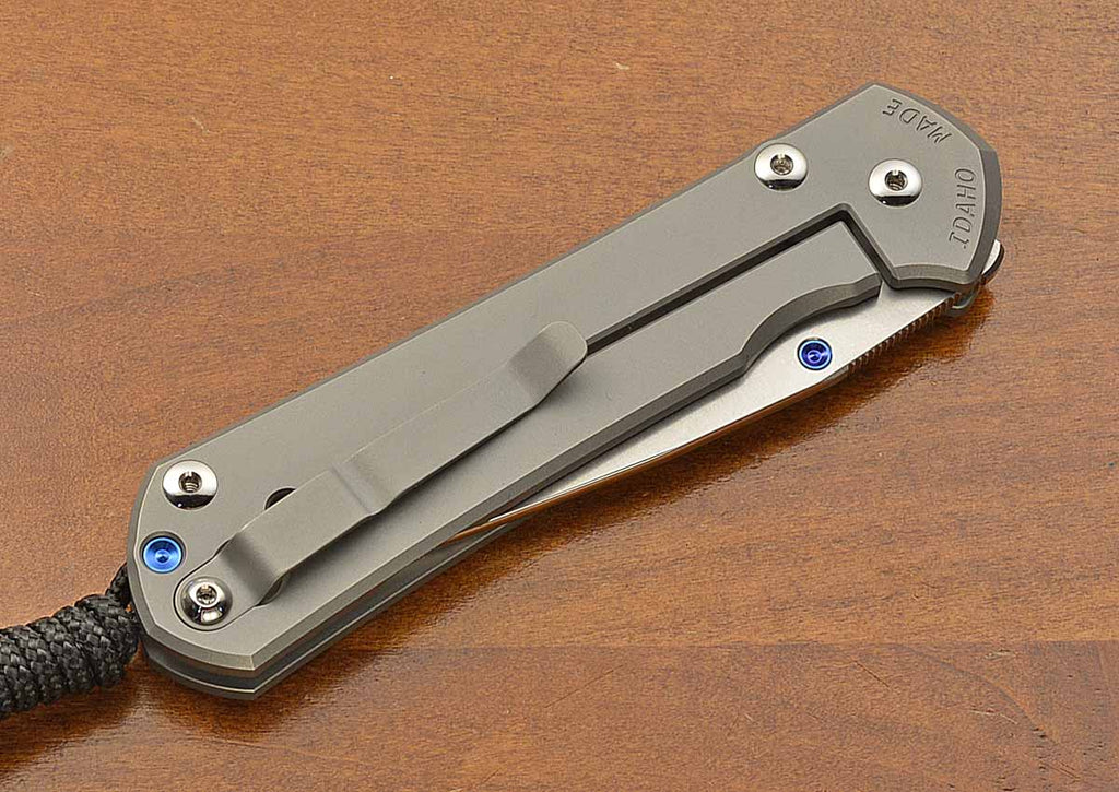 Large Sebenza 31 Plain Drop Point Glass Blasted MagnaCut