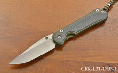 Northwest Knives Exclusive Large Sebenza 31 Drop Point OD Green