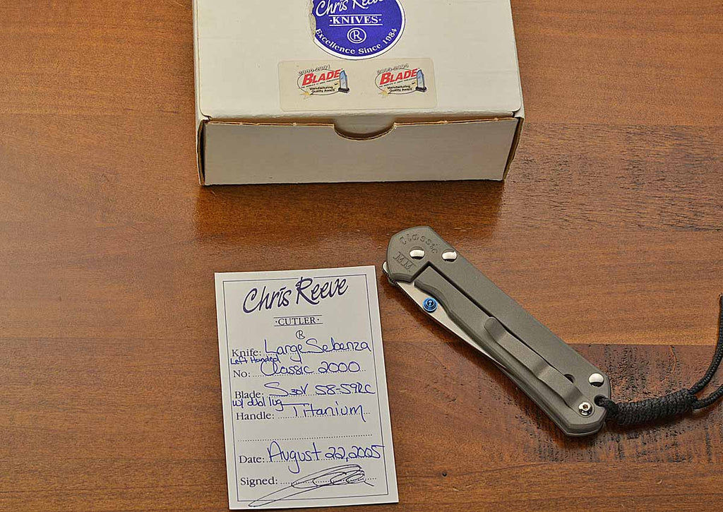 Large Classic Sebenza Left Hand S30V