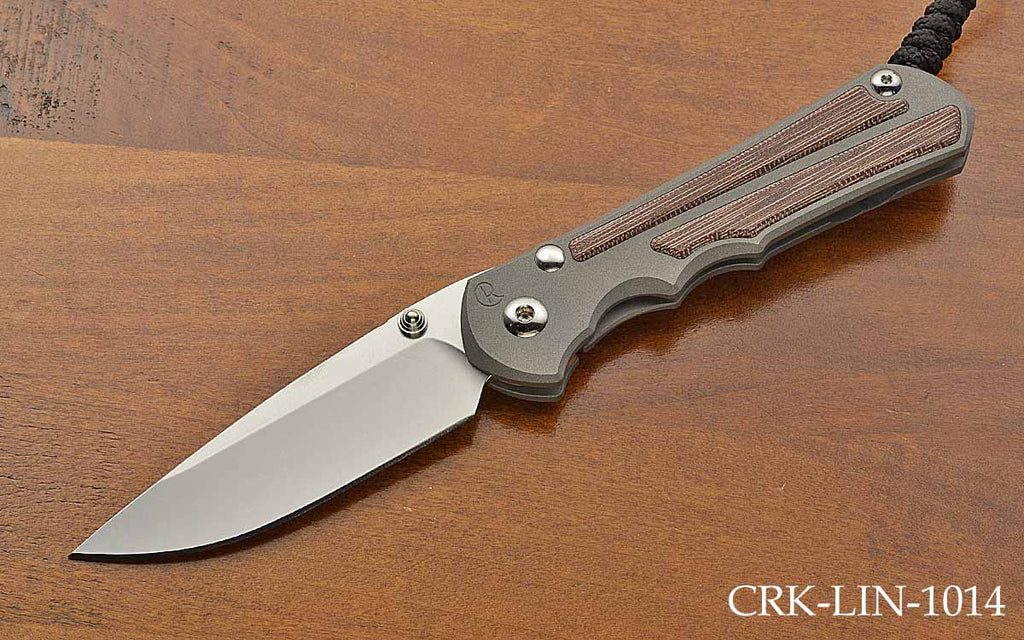 Large Inkosi Drop Point Natural Micarta Inlay MagnaCut