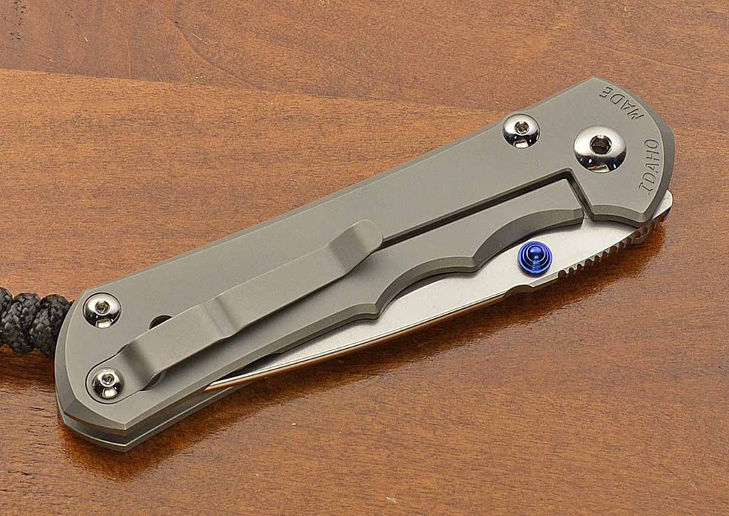 Large Inkosi Glass Blasted Drop Point MagnaCut