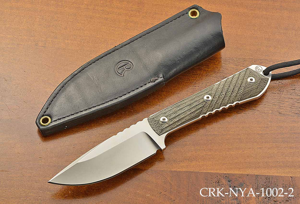 Nyala Drop Point Black Canvas