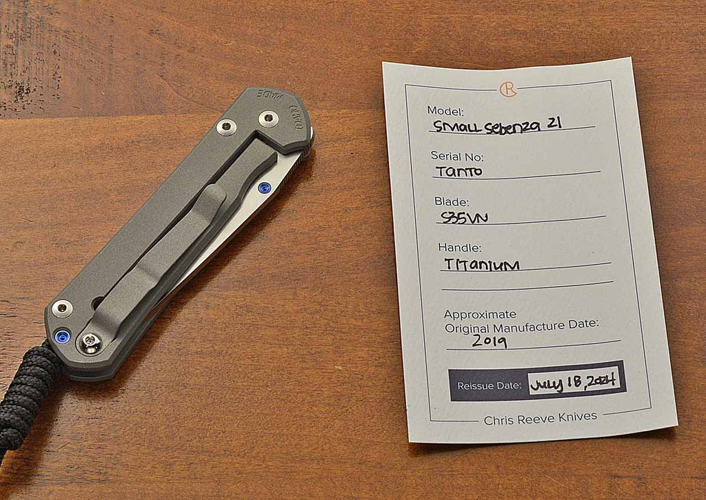 Small Sebenza 21  Tanto