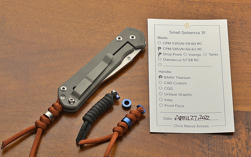 Pre-Owned Small Sebenza 31 Plain Drop Point