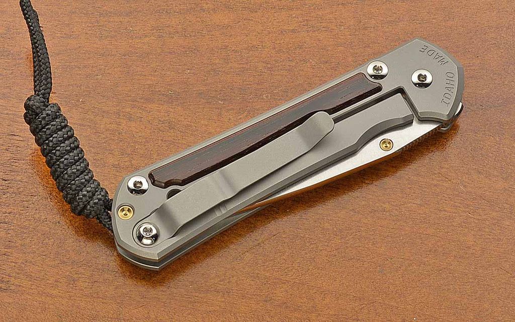 Small Sebenza 31 Drop Point Ebony Inlay MagnaCut