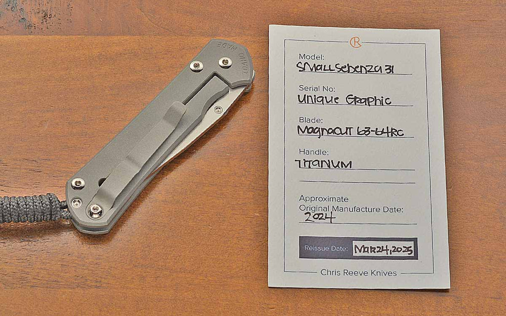 Pre-Owned Small Sebenza 31 Unique Graphic MagnaCut