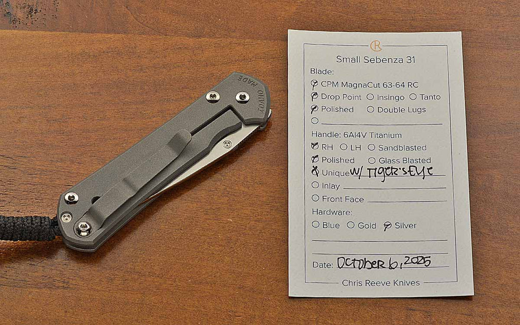 Pre-Owned Small Sebenza 31 Unique Graphic MagnaCut