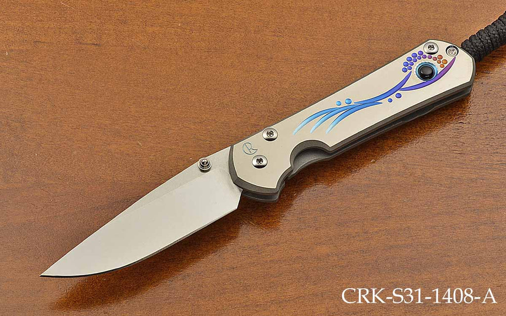 Small Sebenza 31 Unique Graphic Magnacut Onyx Inlay