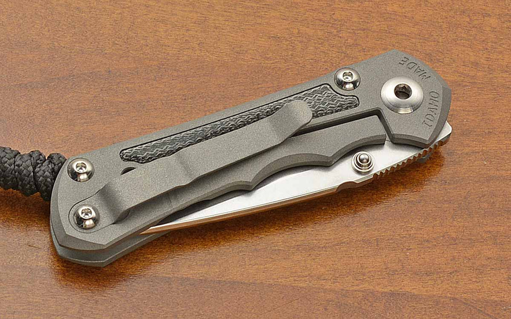 Small Inkosi Black Canvas Inlay Drop Point MagnaCut