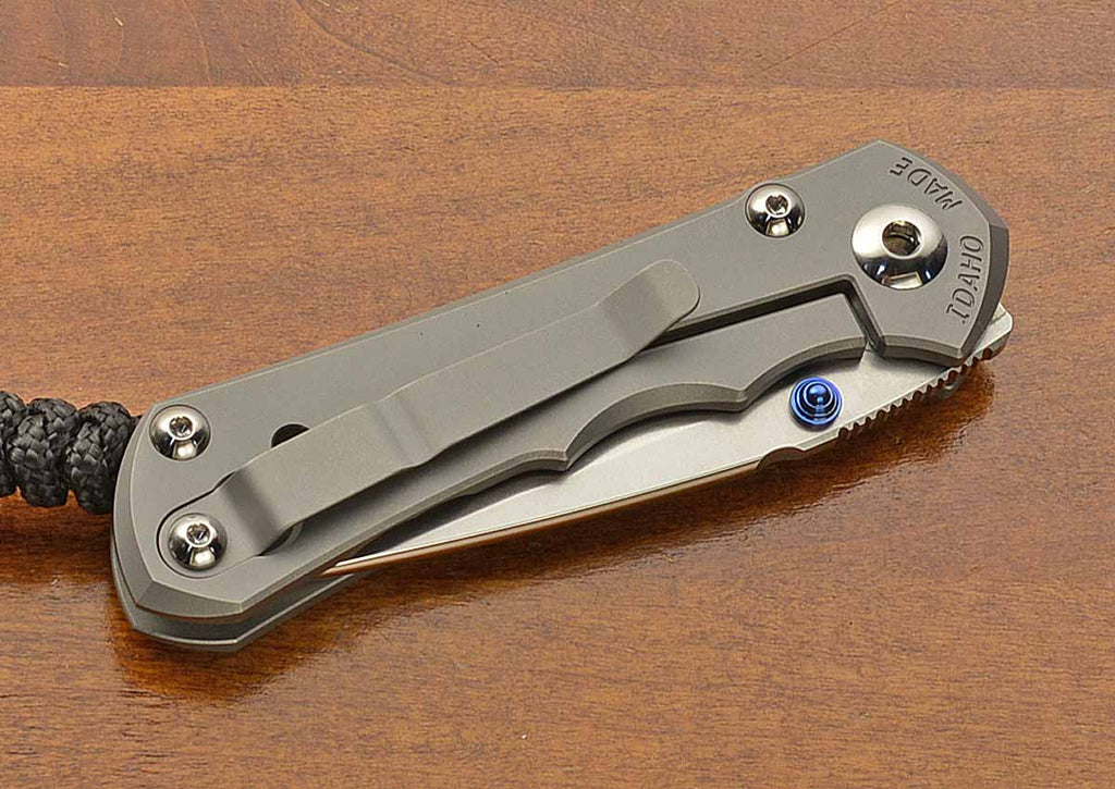 Small Inkosi Glass Blasted Drop Point MagnaCut