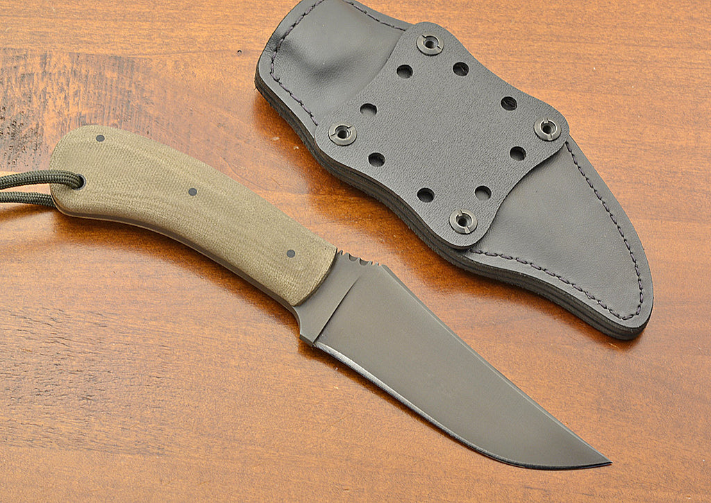 Pre-Owned Belt Knife - Green Micarta