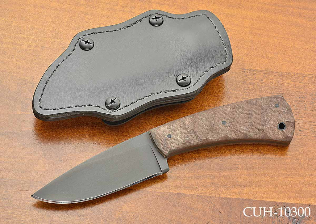 Forest Edge - Sculpted Brown Micarta