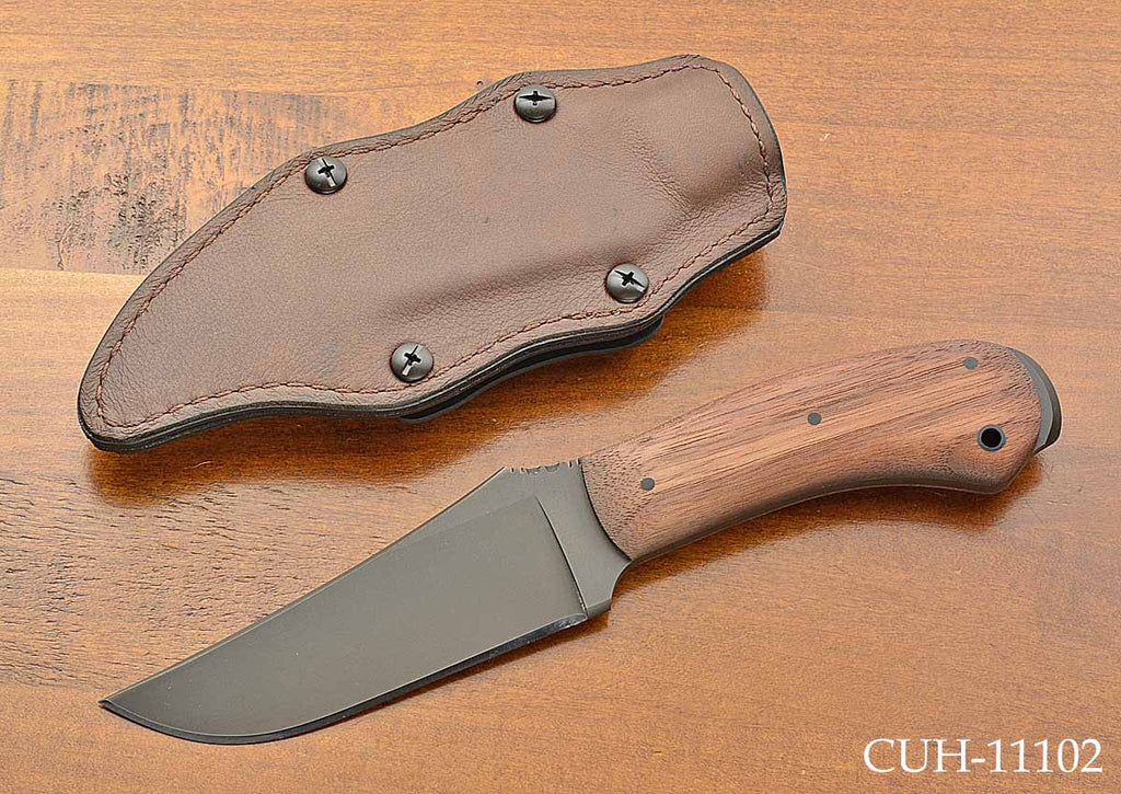 Crusher Belt Knife - Walnut