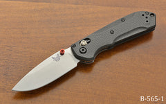 mmkn Benchmade 565-1 Mini Freek Carbon Fiber Folding Knife 3in Satin