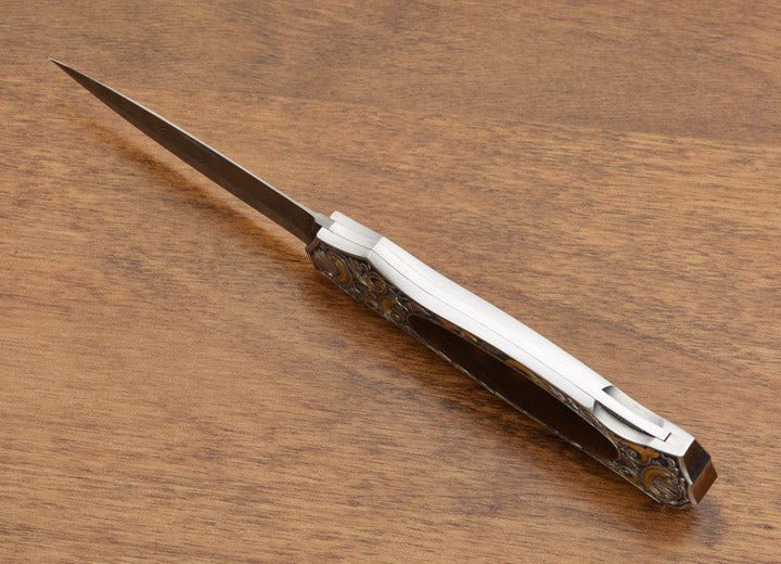 Interframe Lock Blade Folding Dagger