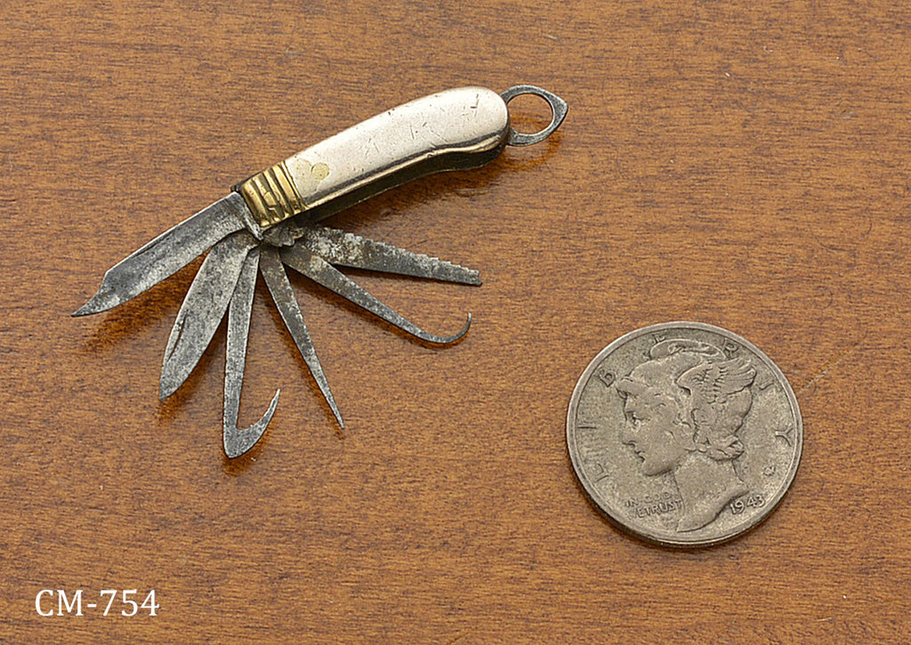 Miniature Antique 6-Blade Folder