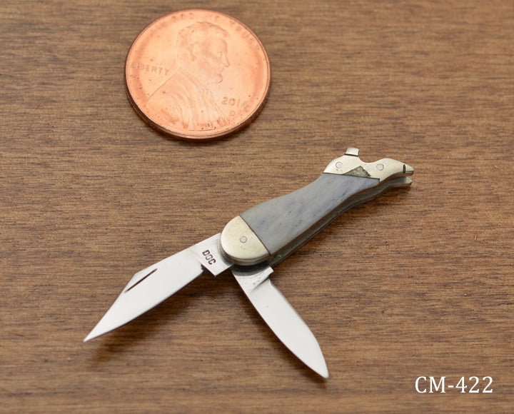 Miniature 2-Blade Leg Knife