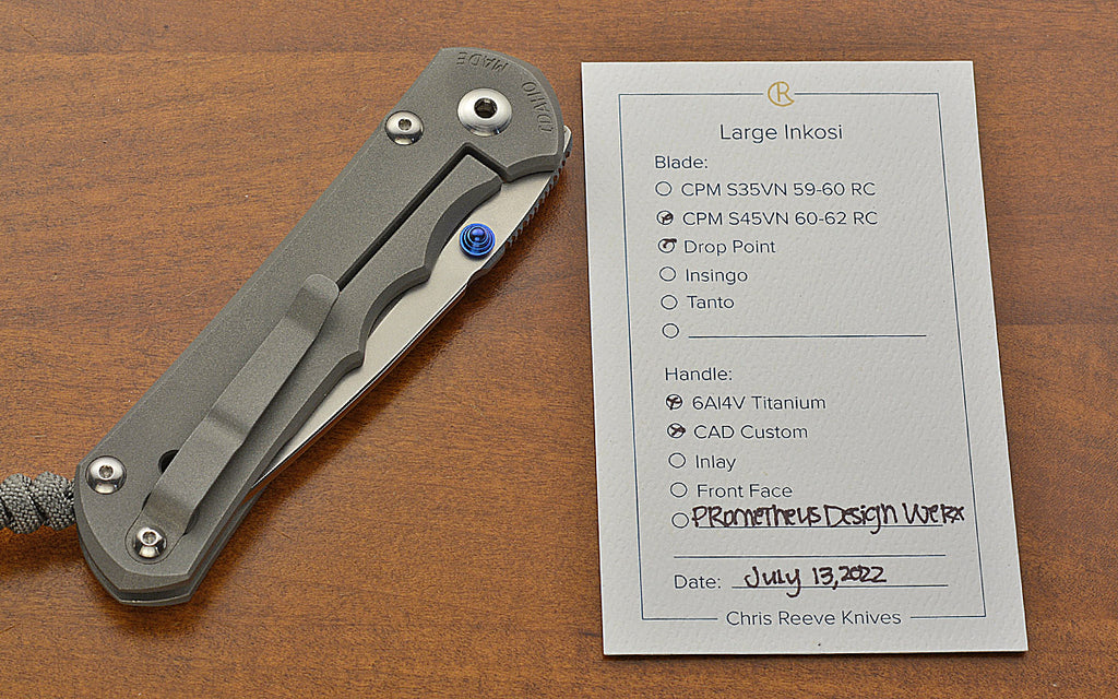 Pre-Owned Large Inkosi Prometheus Design Werx