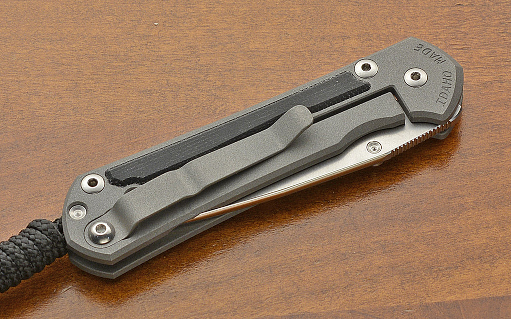 Small Sebenza 31 Drop Point Black Canvas Inlay MagnaCut