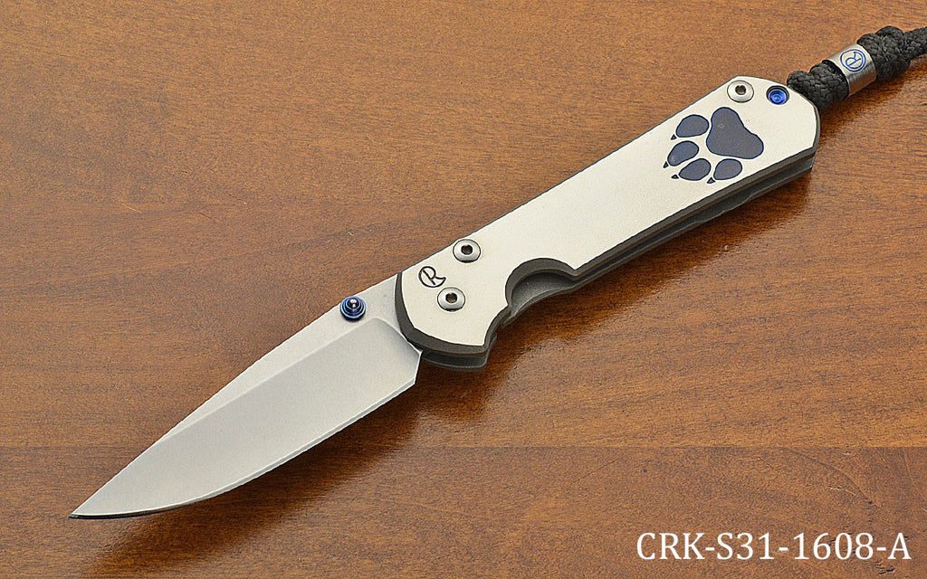 Pre-Owned Small Sebenza 31 Dog Paw Graphic