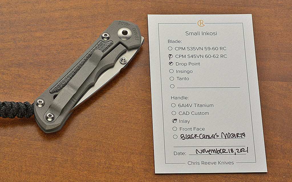 Pre-Owned Small Inkosi Black Canvas Inlay