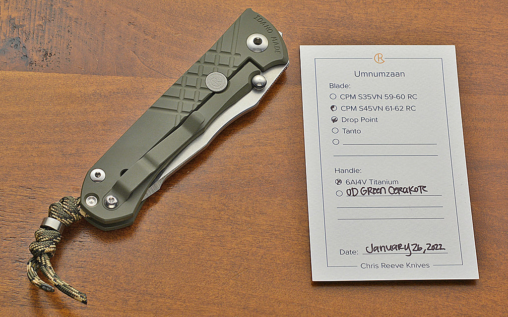 Pre-Owned Umnumzaan OD Green Cerakote