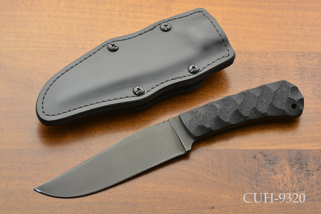 Field Knife - Sculpted Black Micarta
