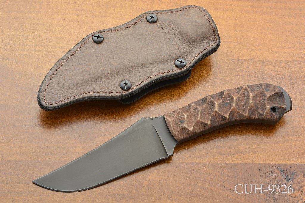 Crusher Belt Knife - Sculpted Maple